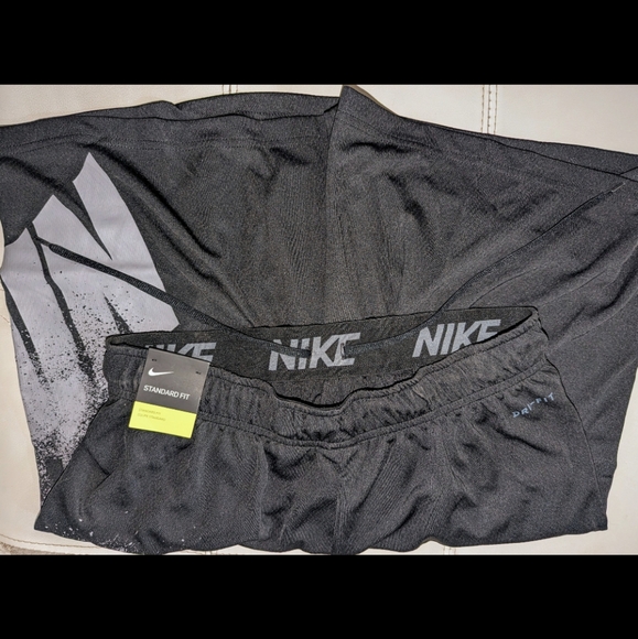RARE Nike Dri Fit Drawstring Shorts NWT VTG Style Explosive Graphic Logo Coupe M - Picture 5 of 10